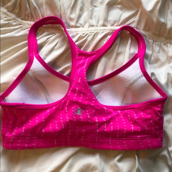 Pink design Champion sports bra!! - Picture 2 of 3